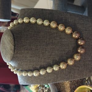 Pearl Necklace 17" w/ 2" Extender